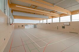 Eric-Frenzel-Sporthalle Geyer, Innenansicht